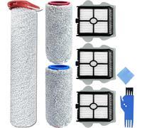 EATBALE Accessoires de remplacement des brosses roulantes pour Roborock Dyad Pro/Dyad Pro Combo Wet & Dry Vacuumer Set, 1 x Brosse principale longue, 2 x brosses roulantes courtes, 3 x filtres HEPA
