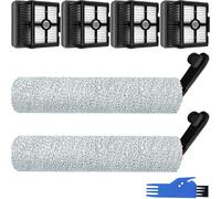 EATBALE Accessoires de Remplacement pour Dreame M13 Beta / H12 Pro / H12 Dual / H12 Pro Plus Aspirateur sans Fil Wet and Dry, 2 x brosses à Rouleau principales, 4 x filtres HEPA (6 pièces)