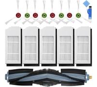 EATBALE Accessoires Pièces de rechange pour Ecovacs Deebot T10/T10 Turbo/T10 Plus/X1 Omni/X1 Plus/X1 Turbo Robot Aspirateur, 1 x Brosse principale, 8 x Brosses latérales, 5 x Filtres HEPA (14 Pcs)
