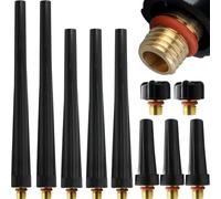 EATBALE Coupe arrière pour TIG Torche de soudage Kit d'accessoires pour SR PDA DB WP-9 20 25 Pistolet de soudage 41V33 (Court) 41V35 (Moyen) 41V24 (Long) 41V24L (Long) Capuchon arrière(10 pièces)