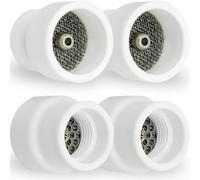 EATBALE Coupelle en céramique (blanche) #12 pour TIG torche de soudage Kit d'accessoires Buse en alumine pour DB SR WP-9 17 18 20 25 26 Pistolet de soudage avec diffuseur de gaz Pièces de rechange