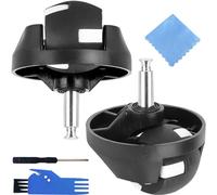 EATBALE Ensemble de roulettes de roue avant de rechange pour Eufy RoboVac 11S, 30, 30C, 35C, 12, 15C, 15C Max, 15T aspirateur robot, 2 roues universelles, 1 brosse de nettoyage, 1 tournevis, 1 chiffon
