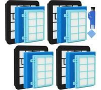 EATBALE Filtre Hepa Pièces de Rechange pour Philips FC9334 FC9333 FC9332 FC9331 FC9330 FC8010/01 FC9556 FC9555 FC9550 Power Pro Compact Cyclone Jeu de filtres Lavables Coton Kit d'accessoires