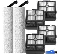 EATBALE H12 Pièces de rechange pour Dreame H11 Core / H12 / M12 Aspirateur à main sec et humide sans fil 2 brosses roulantes 4 filtres Hepa Kit d'accessoires pour filtre à brosse roulante