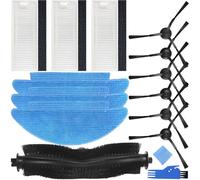 EATBALE Kit d'accessoires de remplacement pour Lubluelu SL60D pour LaResar L6 Nex pour HONITURE Q6 SE Robot Aspirateur, 1 x Brosse principale, 6 x Brosses latérales, 3 x Filtres, 3 x Mop Pads