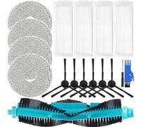 EATBALE Kit pour Cecotec Conga 11090 aspirateur robot comprenant 1 brosse principale 6 brosses latérales 4 filtres Hepa 4 serpillières Pièces de rechange Kit d'accessoires pour brosses de bordure