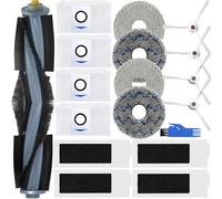 EATBALE Kits d'accessoires pour ECOVACS Deebot T20 / T20e Omni T20 Max T20 Pro Plus Robot Aspirateur, pièces de Rechange Brosse Principale brosses latérales balais à Franges filtres Sacs à poussière