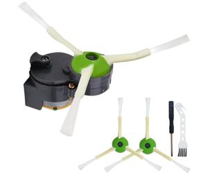 EATBALE Pièces de Rechange pour Module Moteur de Brosse latérale pour iRobot Roomba E6 E5 i7 500 600 700 800 900 Series Accessoire pour aspirateur Robot 1 Module Moteur, 2 brosses latérales