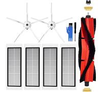 EATBALE Pièces de Rechange pour Roborock S5 MAX S6 S60 S65 S6 MAXV S6 Pure E4 Aspirateur Robot, Kit d'accessoires Filtres, Brosse Principale, Brosse latérale, Outil de nettoyage (7 Pièces)