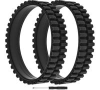 EATBALE Roue Pneus Peau Remplacement pour Eufy RoboVac 35C 15C 30 15T 30C 15C Max Robot Aspirateur, Peau de Pneu antidérapante et Anti-Usure Accessoires Pièces détachées (2 Packs)