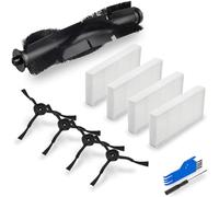 EATBALE RVA105 Pièces de Rechange pour Tapo RV30 Max Plus / RV20 Max Plus aspirateurs Robots 1 Brosse Principale 4 brosses latérales 4 filtres Hepa Lavables Réutilisables Kit d'accessoires