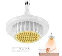 Eater Fan Figh Light - 600W Fichette de douche à vis, plafond de chauffage de salle de bain, chauffage de pendentif chauffant et télécommande, radiateur au-dessus de la tête électrique intérieure