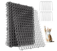 EATHEATY Lot de 20 tapis répulsifs pour chats - 41,9 x 33 cm - Tapis répulsif pour chat avec pointes - Tapis répulsif pour chat - Bande de picots pour clôture de jardin, meubles d'intérieur
