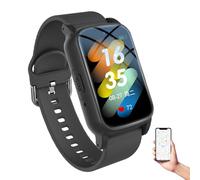 EaThsalL Montre Traceur GPS Senior Connectée Anti Chute Détecteur De Chute Traceur pour Personnes Âgées Suivi GPS en Temps Réel Bracelet Personne Agee Autonomie Longue S5-Black