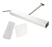 EaThsalL Ouvre-fenêtre motorisé à chaîne, Ouverture et Fermeture automatiques (24 V) avec télécommande, Course de 300 à 1 000 mm pour fenêtres à battants 500mm