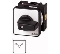 Eaton 013022 T0-3-15475/E Interrupteur ON-OFF pour montage frontal levier noir 1 x 90 ° 1 pc(s) Piece