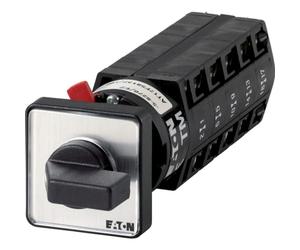 Eaton 046124 stufe Interrupteur, contacts : 9, 10 A, avant Plaque : 1-3 3 niveaux 60 °, rastend, central encastrable