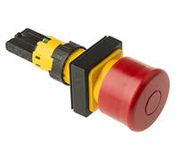 Eaton 072370 Tenue de secours/en de Bouton, rouge, rastend