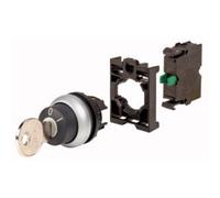 Eaton 110921 M22-WS-K10-BVP Interrupteur ollerette plastique clé noir 1