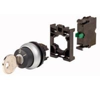 Eaton Interrupteur à clé 110921 M22-WS-K10-BVP – Collerette plastique, clé noire – 1 pc
