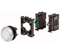 Eaton 110931 M22-DL-W-K10LED-BVP Bouton-poussoir lumineux à rappel collerette plastique 1 pc(s)