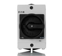 Eaton 207162 Interrupteur principal, 6 broches + 1 NO + 1 NC, 20 A, fonction de maintien, 90 °, verrouillable en position de 0 à monter