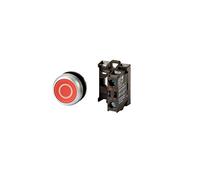 Eaton Eaton Bouton-poussoir 1O, plat, rouge, façade M22-D-R-X0/K01 Quantité:1
