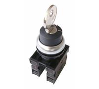 Eaton 216517 Clé Interrupteur, 1 NO + 1 NC, 2 positions, fixation frontale
