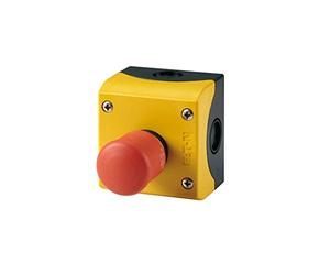 Eaton 216524 Tenue de secours/en de Bouton, D = 38 mm, zugentriegelt, éclairage, 2 NC, montage