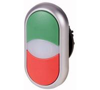 Eaton 216698 M22-DDL-GR Bouton-poussoir à double touche vert, rouge 1 pc(s)