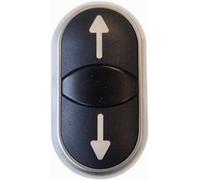Eaton 216711 M22S-DDL-S-X7/X7 Bouton-poussoir à double touche collerette plastique 1 pc(s)