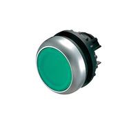 Eaton Bouton-poussoir M22-DL-W-X0 lumineux à rappel collerette plastique blanc 1 pc