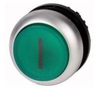 Eaton 216977 M22-DLH-G-X1 Bouton-poussoir lumineux à rappel collerette