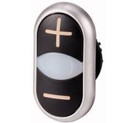 Eaton 218145 M22-DDL-S-X4/X5 Bouton-poussoir à double touche collerette plastique 1 pc(s)