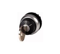 Eaton 229092-1 M22-WRS-A1 Interrupteur à clé Noir 1 pce, Bouton + interrupteur, Noir
