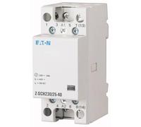 Eaton 248852 Contacteur d'installation, 230 VAC, 4S, 40 A, blanc