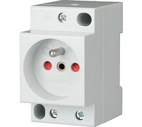 Eaton Prise de courant modulaire 266876 - Schuko 16 A 250 V Blanc - Raccordement à vis