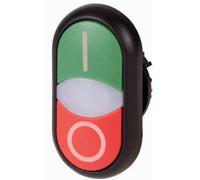 Eaton 284815 M22S-DDLF-GR-X1/X0 Bouton-poussoir à double touche collerette plastique 1 pc(s)