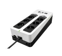 Eaton Onduleur 3S 450 FR – 450 VA Off-line, 6 prises FR, parasurtenseur, silencieux – Noir/Blanc