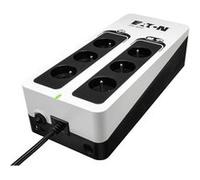 Eaton Onduleur 3S 450 FR – 450 VA Off-line, 6 prises FR, parasurtenseur, silencieux – Noir/Blanc
