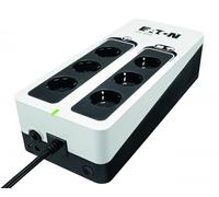 Eaton Onduleur Parafoudre Eaton 3S 450 DIN - Off-line UPS - Alimentation Sans Interruption - Puissance 450VA (6 prises DIN, Parasurtenseur, Silencieux) - Noir&Blanc