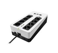 Eaton 3S700D : UPS Veille 0.7kVA/420W, Entrée 230V (161-284V), 8 Prises, USB, Batterie VRLA, 50/60Hz, Noir/Blanc, 335x170x86mm