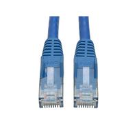 Eaton Tripp Lite Series Cat6 Gigabit Snagless Molded (UTP) Ethernet Cable (RJ45 M/M), PoE, Blue, 2 ft. (0.61 m), 50-Piece Bulk Pack - Cordon de raccordement - RJ-45 (M) pour RJ-45 (M) - 61 cm -...
