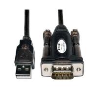 Eaton Câble adaptateur série USB-A vers RS232 (DB9), M/M, 1,5 mètres (U209-000-R)