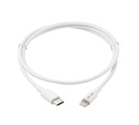 Tripp Lite Lightning to USB C Sync / Charging Cable Apple iPhone iPad USB Type C USB-C USB Type-C 3ft - Câble USB - 24 pin USB-C (M) pour Lightning (M) - USB 2.0 - 20 V - 3 A - 90 cm - blanc