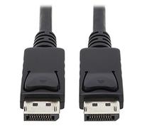 Eaton Câble DisplayPort avec loquets, DP vers DP, Qualité 4K à 60Hz, Noir, 1.8 mètres (P580-006)