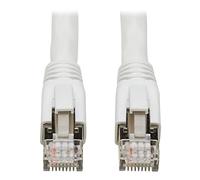 Cat8 25G/40G-Certified Snagless S/FTP Ethernet Cable (RJ45 M/M), PoE, White, 6 ft. - Cordon de raccordement - RJ-45 (M) pour RJ-45 (M) - 1.829 m -