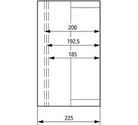 Eaton CI44E-200 - Wandmontiertes Regal - Grau - 375 mm - 225 mm - 375 mm