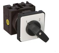 Eaton Commutateur à came Commutateur inverseur Installation 20 A, Bouton + interrupteur, Gris, Noir