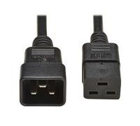 Eaton Tripp Lite Series - Rallonge de câble d'alimentation - IEC 60320 C19 pour IEC 60320 C20 - CA 250 V - 16 A - 2 m - noir - Europe - pour P/N: PLC19BK, PLC19BL, PLC19RD